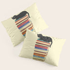 Hidden cat 31 reading books  Pillow Sham Gallery Image 3