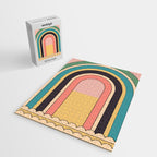 Geometric Abstraction Rainbow Jigsaw Puzzle Gallery Image 2