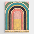 Geometric Abstraction Rainbow Jigsaw Puzzle Gallery Image 1