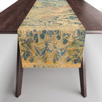 Antique 17th Century Gamepark French Aubusson Tapestry Table Runner Gallery Image 1