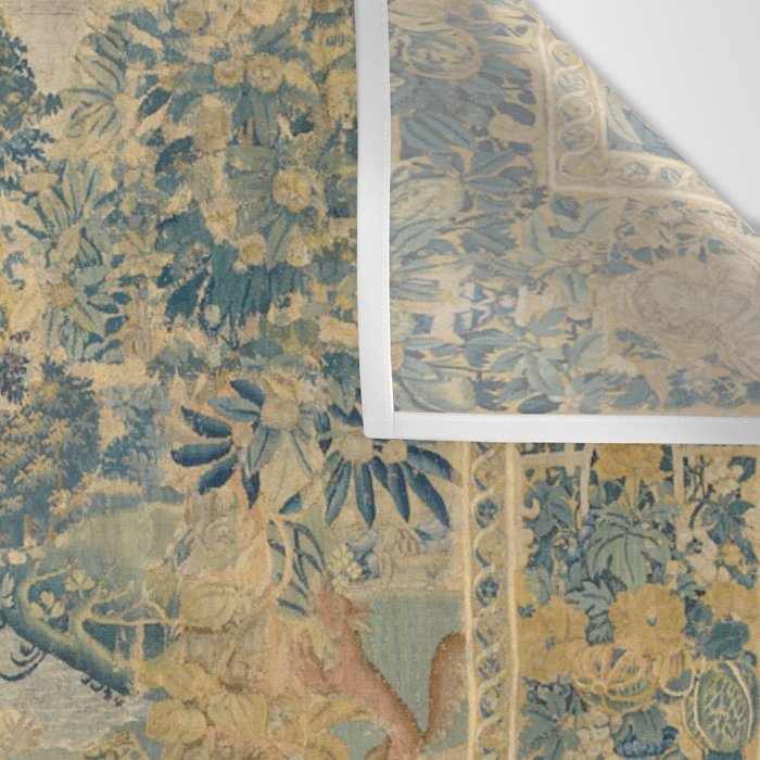 Antique 17th Century Gamepark French Aubusson Tapestry Wall Tapestry Gallery Image 3