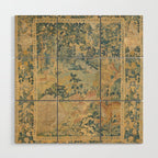 Antique 17th Century Gamepark French Aubusson Tapestry Wood Wall Art Gallery Image 1