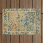Antique 17th Century Gamepark French Aubusson Tapestry Outdoor Rug Gallery Image 1