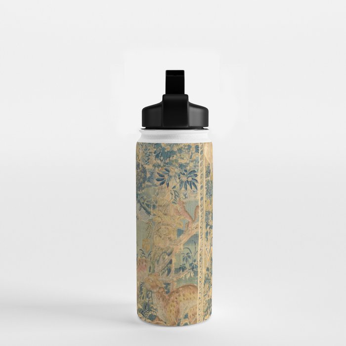 Antique 17th Century Gamepark French Aubusson Tapestry Water Bottle Gallery Image 2