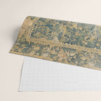 Antique 17th Century Gamepark French Aubusson Tapestry Wrapping Paper Gallery Image 2