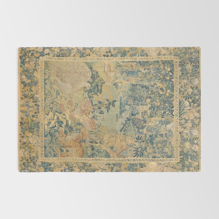 Antique 17th Century Gamepark French Aubusson Tapestry Rug Gallery Image 2