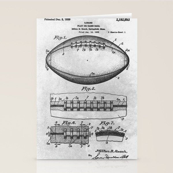 1938 Football Stationery Card Gallery Image 2