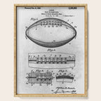 1938 Football Serving Tray Gallery Image 1