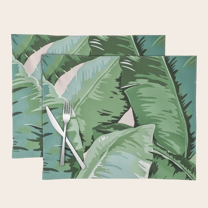 Banana leaf grandeur II Placemat Gallery Image 1