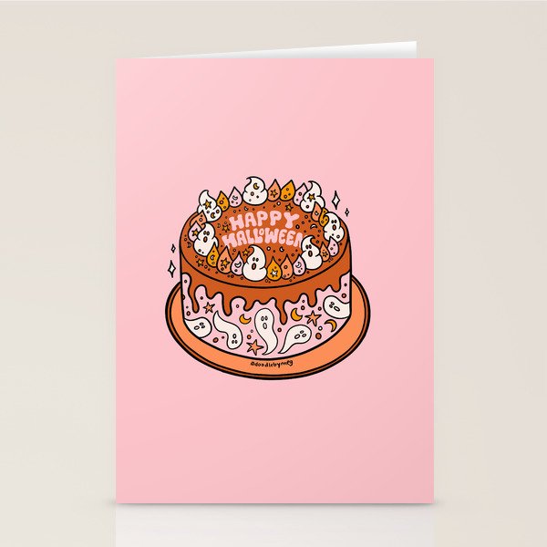 Halloween Cake Stationery Card Gallery Image 2