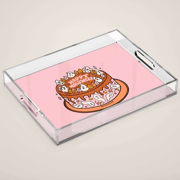 Halloween Cake Acrylic Tray Gallery Image 1
