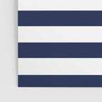Nautical Navy Blue and White Stripes Poster Gallery Image 3