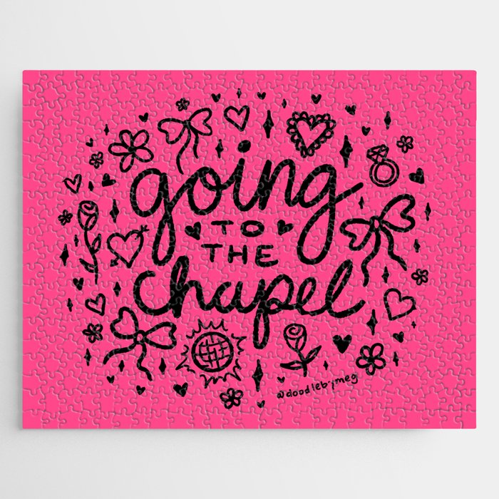 Going to the Chapel in Black Jigsaw Puzzle Gallery Image 1