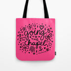 Going to the Chapel in Black Tote Bag Gallery Image 1