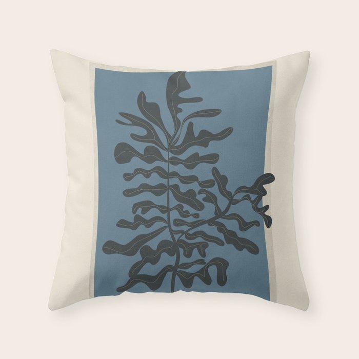 Branching Silhouettes 2 Throw Pillow Gallery Image 1