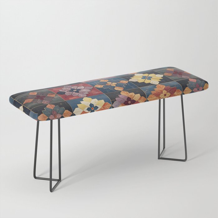 Amethyst Trail Patchwork Bench Gallery Image 1