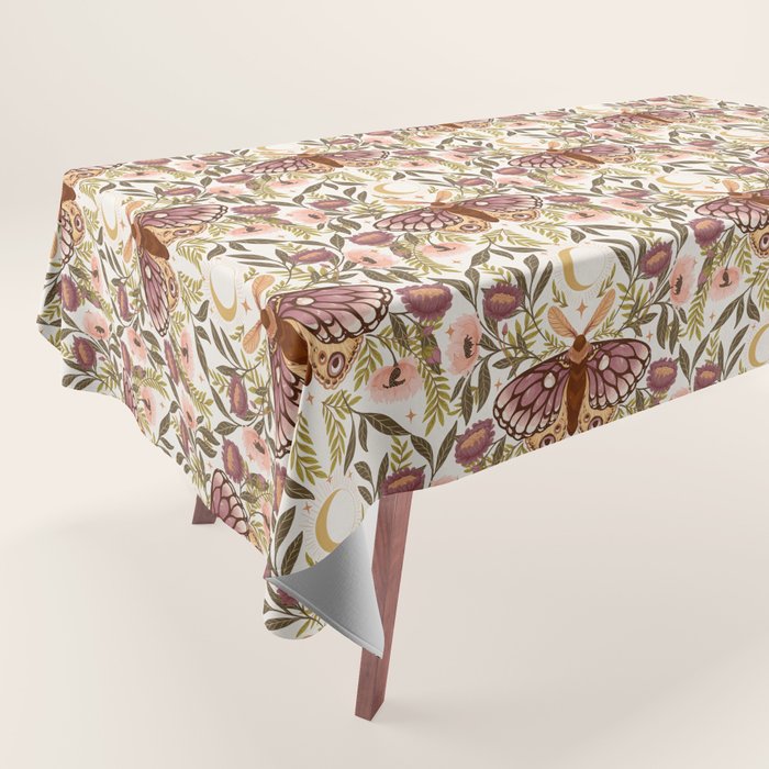 Countryside Garden Moth Tablecloth Gallery Image 1
