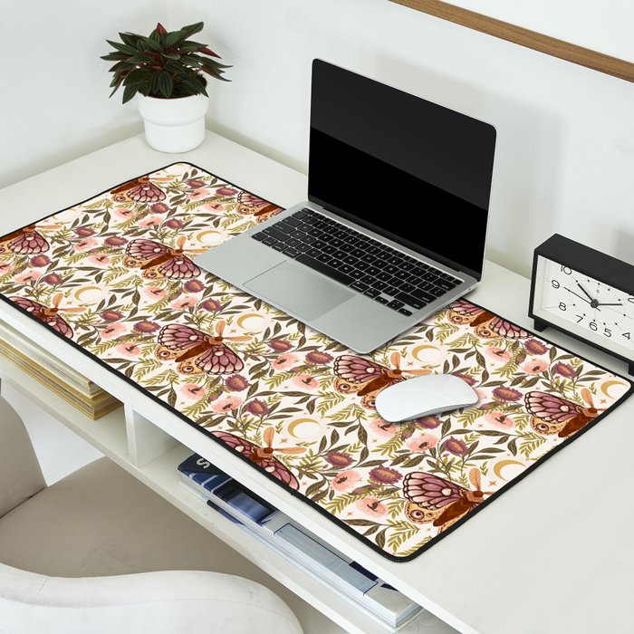 Countryside Garden Moth Desk Mat Gallery Image 2
