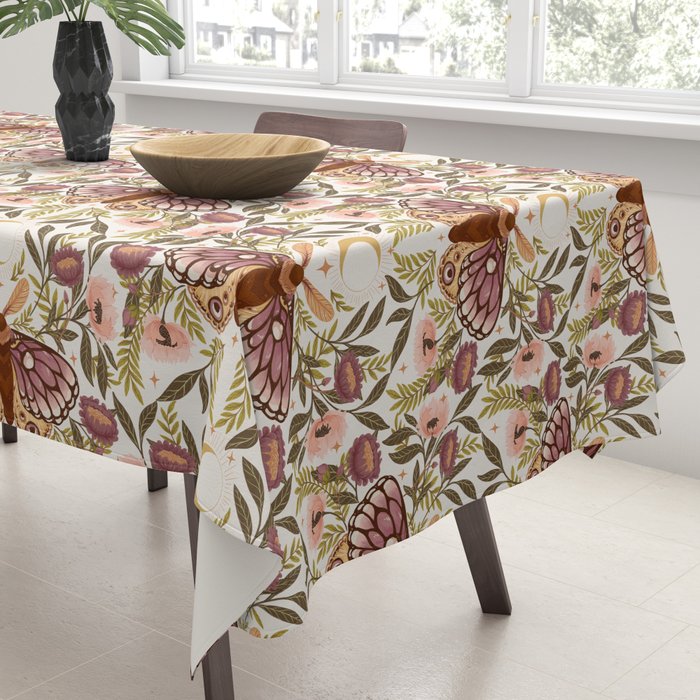 Countryside Garden Moth Tablecloth Gallery Image 3