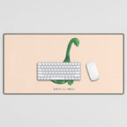 Lonely loch ness monster (loch-li-ness) Desk Mat Gallery Image 1