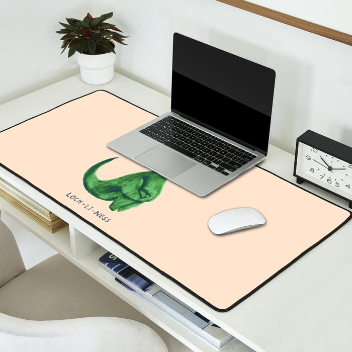Lonely loch ness monster (loch-li-ness) Desk Mat Gallery Image 2