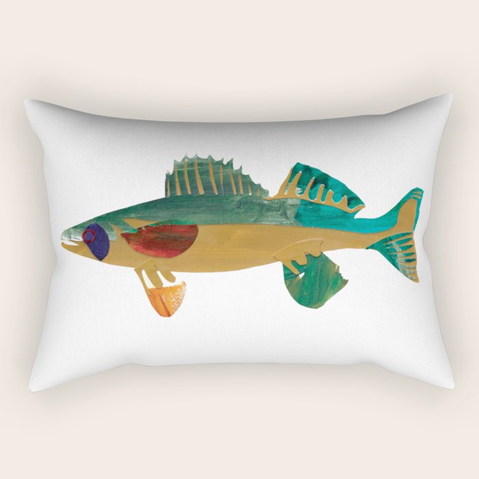 Walleye Rectangular Pillow Gallery Image 1