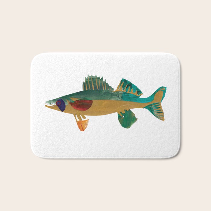 Walleye Bath Mat Gallery Image 1