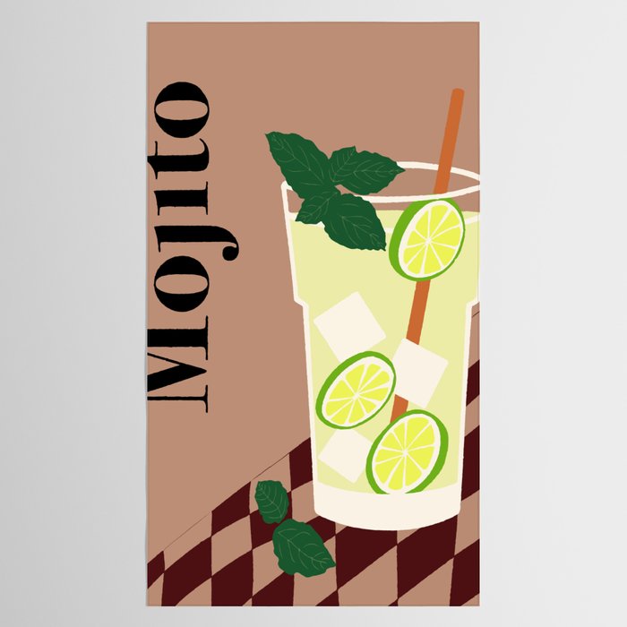 Mojito Cocktail Tablecloth Gallery Image 2