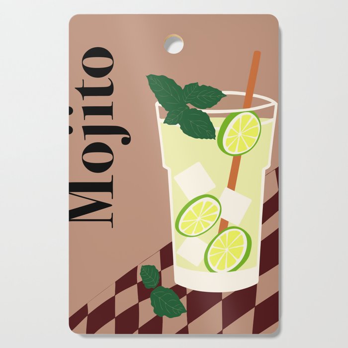 Mojito Cocktail Cutting Board Gallery Image 1
