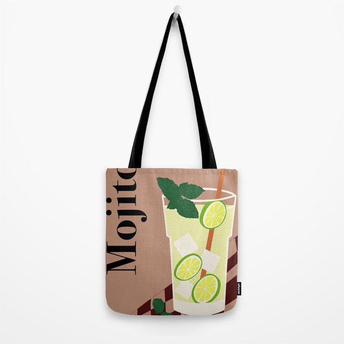 Mojito Cocktail Tote Bag Gallery Image 2