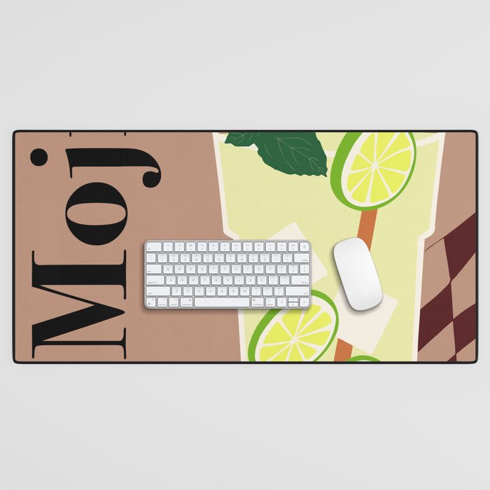 Mojito Cocktail Desk Mat Gallery Image 1