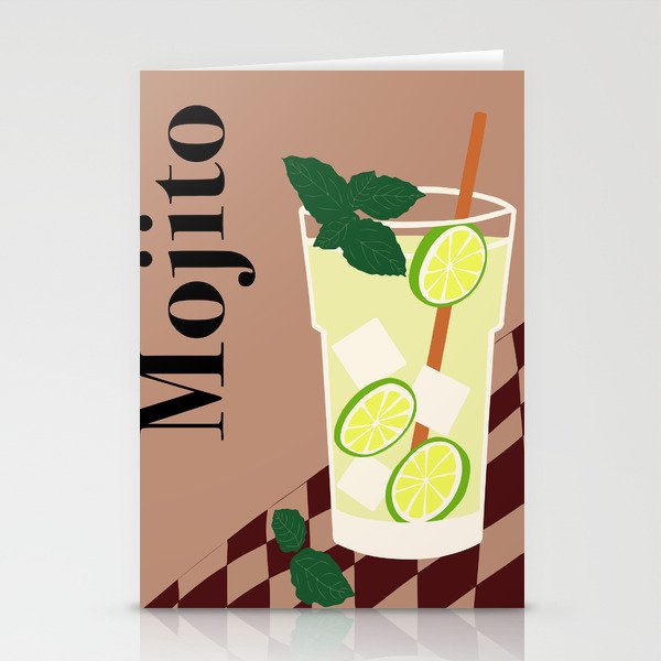 Mojito Cocktail Stationery Card Gallery Image 2