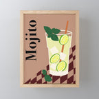 Mojito Cocktail Mini Art Print Gallery Image 1