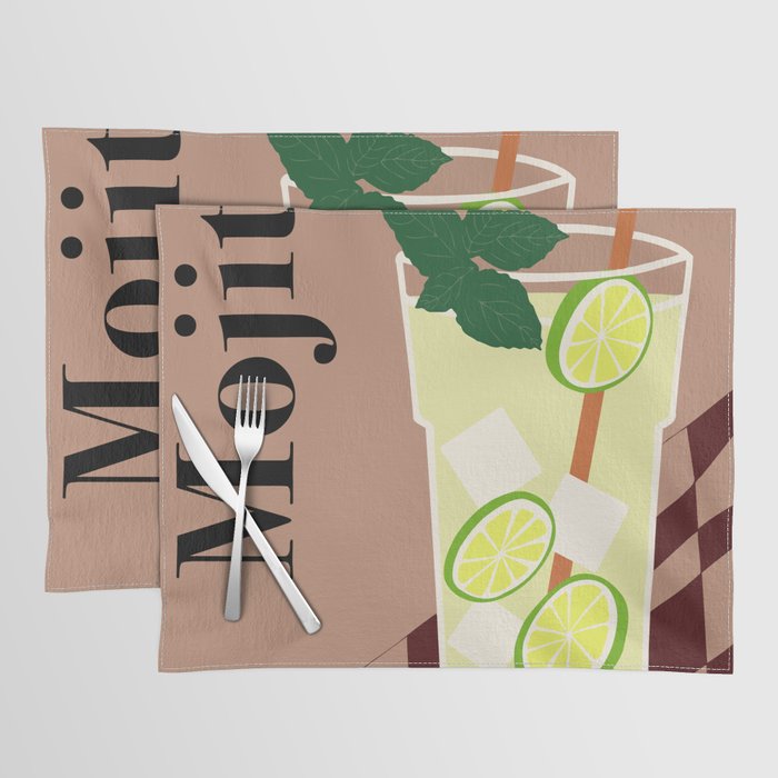 Mojito Cocktail Placemat Gallery Image 1