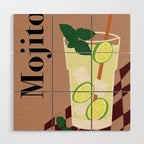 Mojito Cocktail Wood Wall Art Gallery Image 1