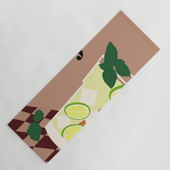 Mojito Cocktail Yoga Mat Gallery Image 1