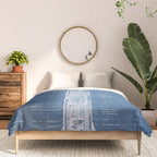 Apollo 11 Saturn V Blueprint in High Resolution (light blue) Comforter Gallery Image 3