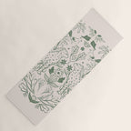 All About Balance Lines (olive) Yoga Mat Gallery Image 1