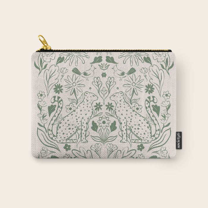 All About Balance Lines (olive) Carry All Pouch Gallery Image 1