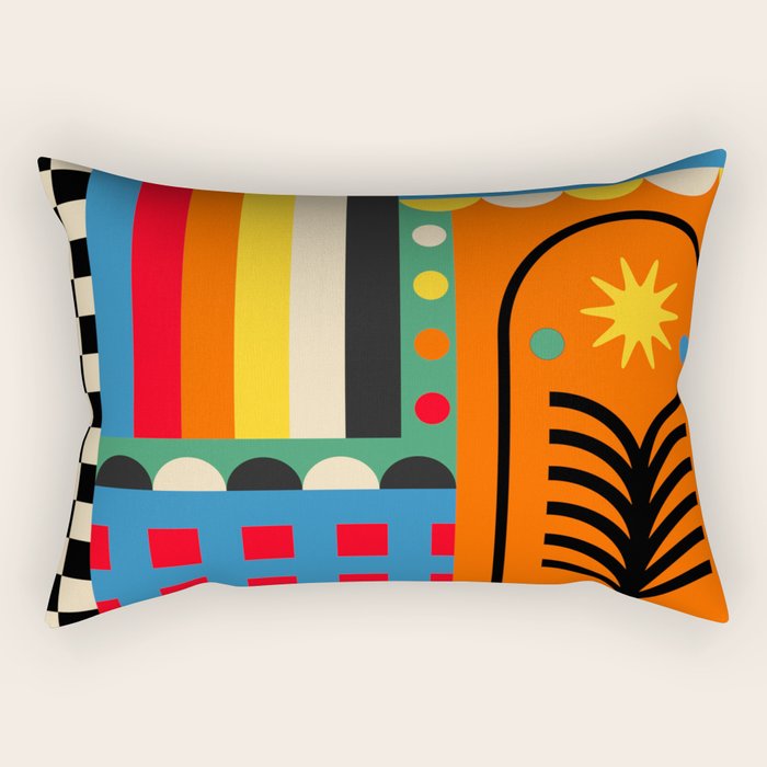 Wonderful Land Rectangular Pillow Gallery Image 1