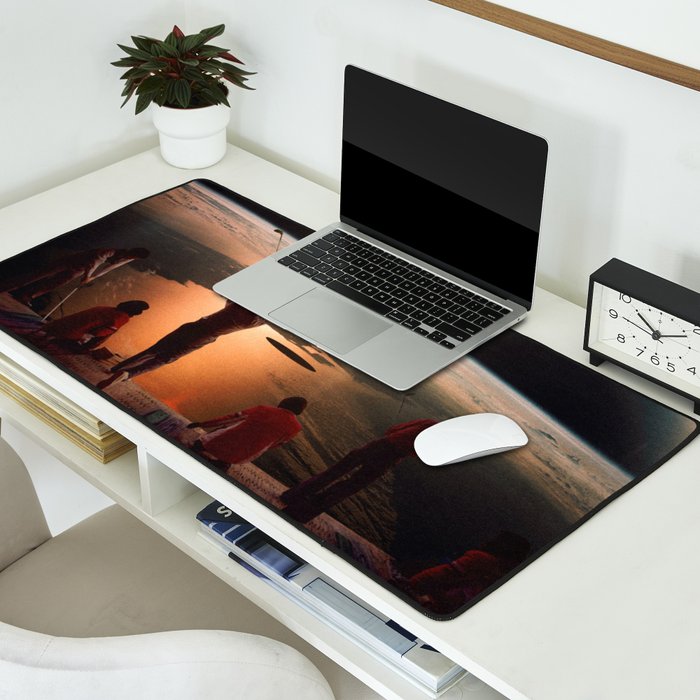 Golfers In Space Desk Mat Gallery Image 2