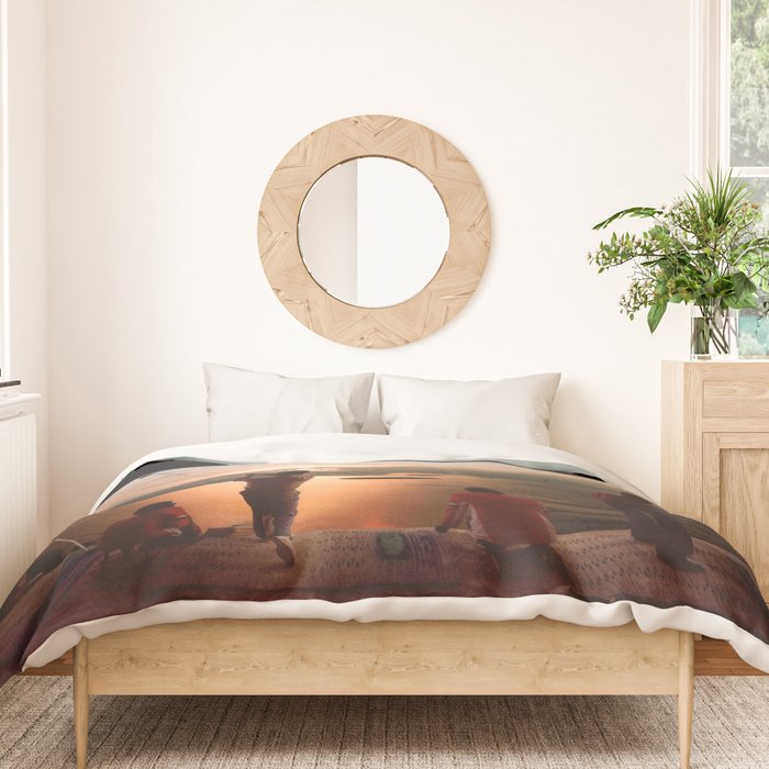 Golfers In Space Duvet Cover Gallery Image 3