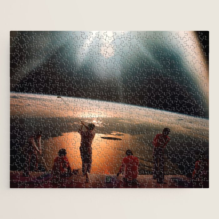 Golfers In Space Jigsaw Puzzle Gallery Image 1