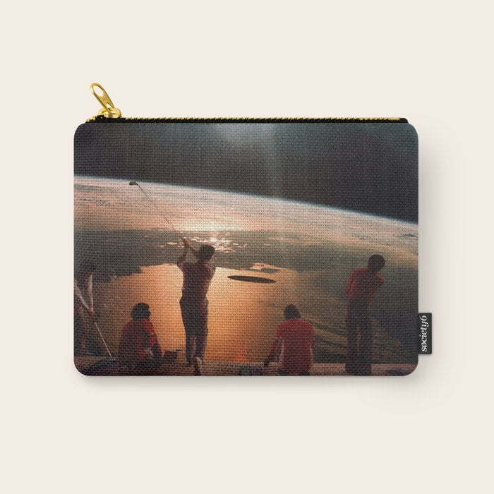 Golfers In Space Carry All Pouch Gallery Image 1