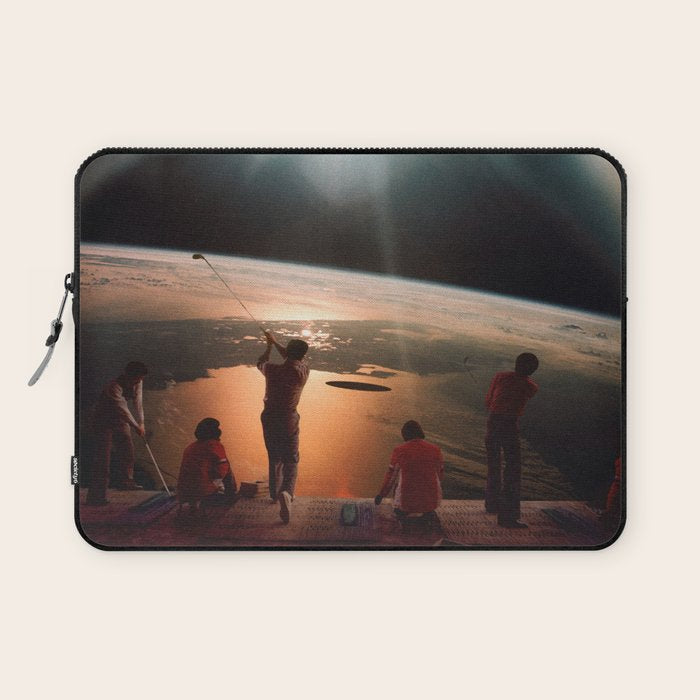 Golfers In Space Laptop Sleeve Gallery Image 1