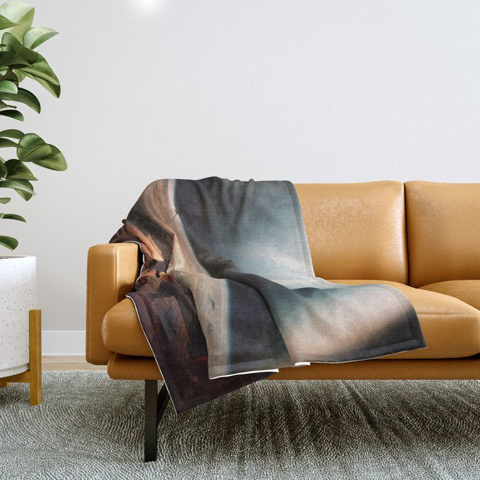 Golfers In Space Throw Blanket Gallery Image 1