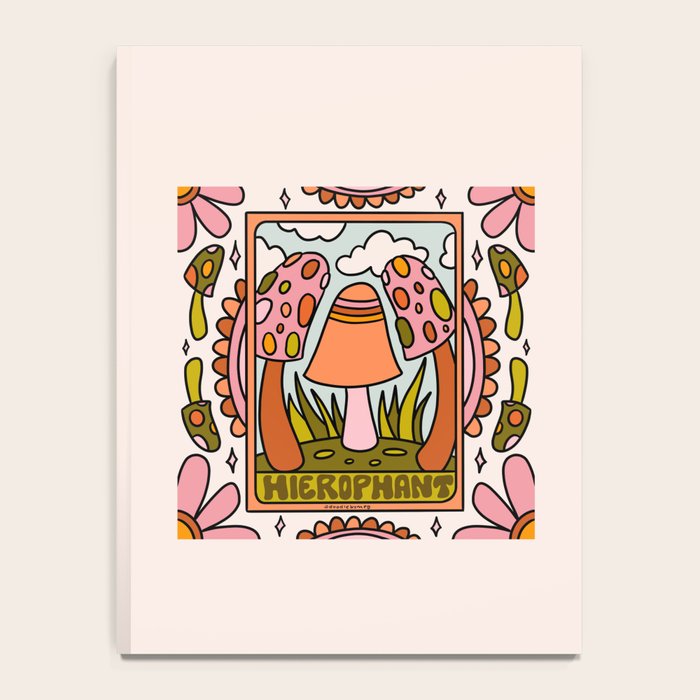 5. The Hierophant Mushroom Notebook Gallery Image 4