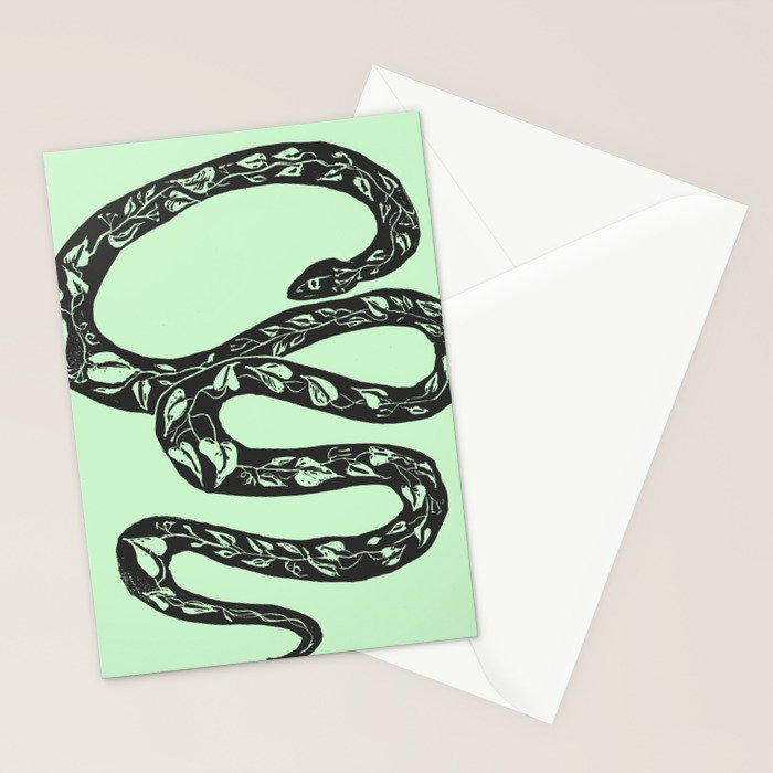 Snake Vine Stationery Card Gallery Image 2