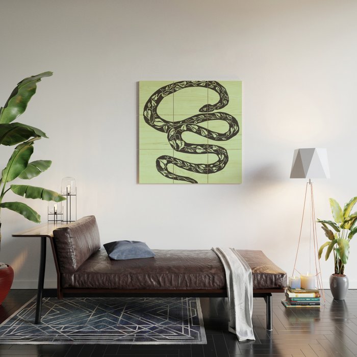 Snake Vine Wood Wall Art Gallery Image 2
