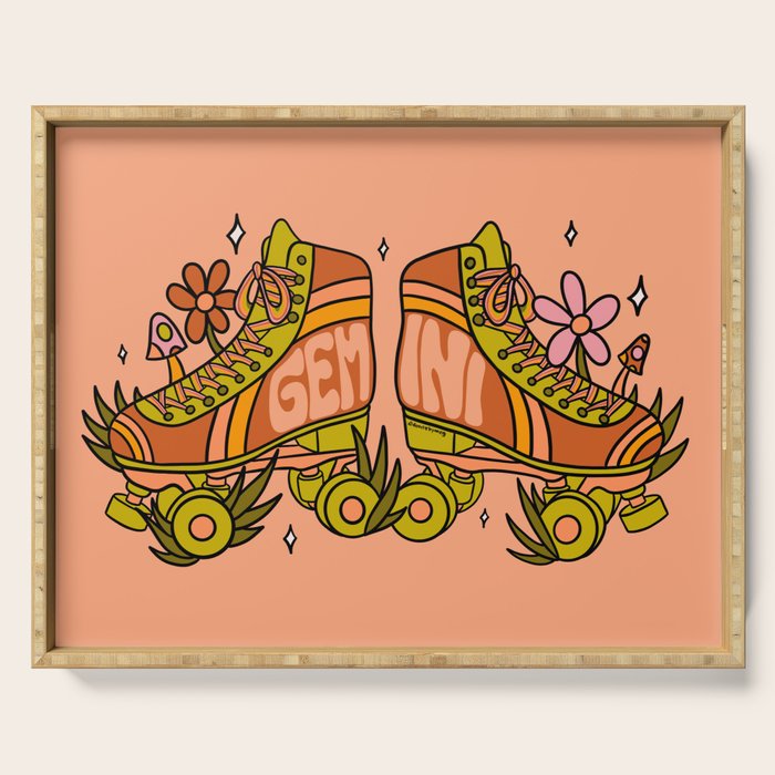 Gemini Roller Skate Serving Tray Gallery Image 1